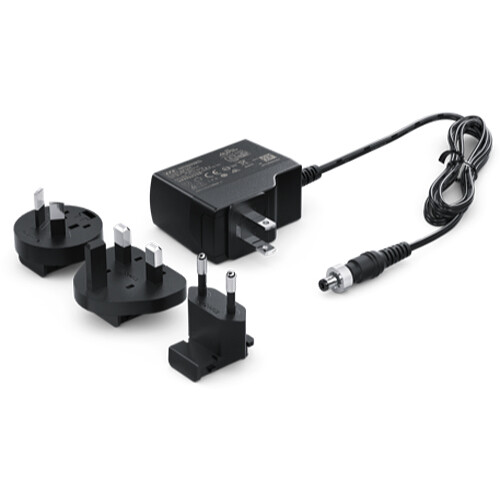 Blackmagic Design PSUPPLY-12V36WLOCK International Power Supply for Video Assist 12G (12 VDC, 36W)