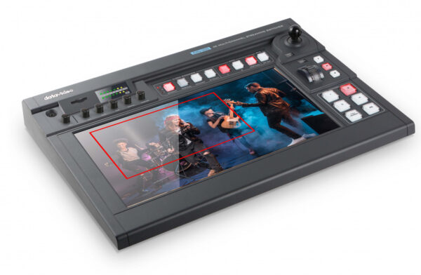 DATAVIDEO KMU-300 4K Multicamera Switcher 4K Multi-Channel Touch Screen Region of Interest Switcher