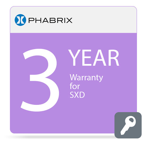 PHABRIX 3-Year Extended Warranty for PHSXD