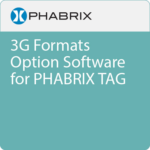 PHABRIX 3G Formats Option Software for PHABRIX TAG